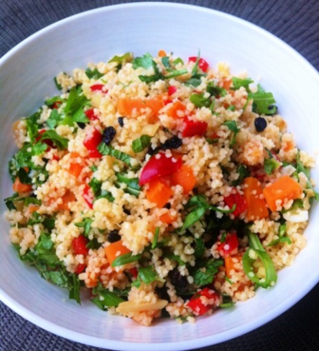 https://thepaddingtonfoodie.com/2012/11/21/herbed-couscous-salad-with-leek-sweet-potato-and-red-capsicum/