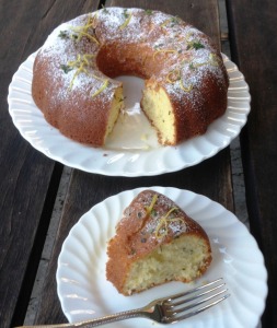 Baking With Herbs. Cream Cheese Pound Cake With Lemon Thyme and Gin ...