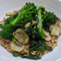 https://thepaddingtonfoodie.com/2013/06/12/the-5-2-challenge-ancient-grains-farro-pilaf-with-swiss-brown-mushrooms-silverbeet-and-broccolini/