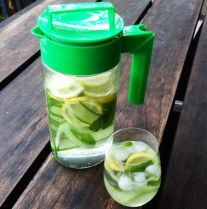 Lemon, Mint and Cucumber Infusion Water