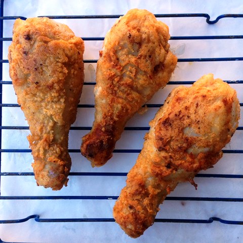 Oven Fried Buttermilk Chicken Drumsticks